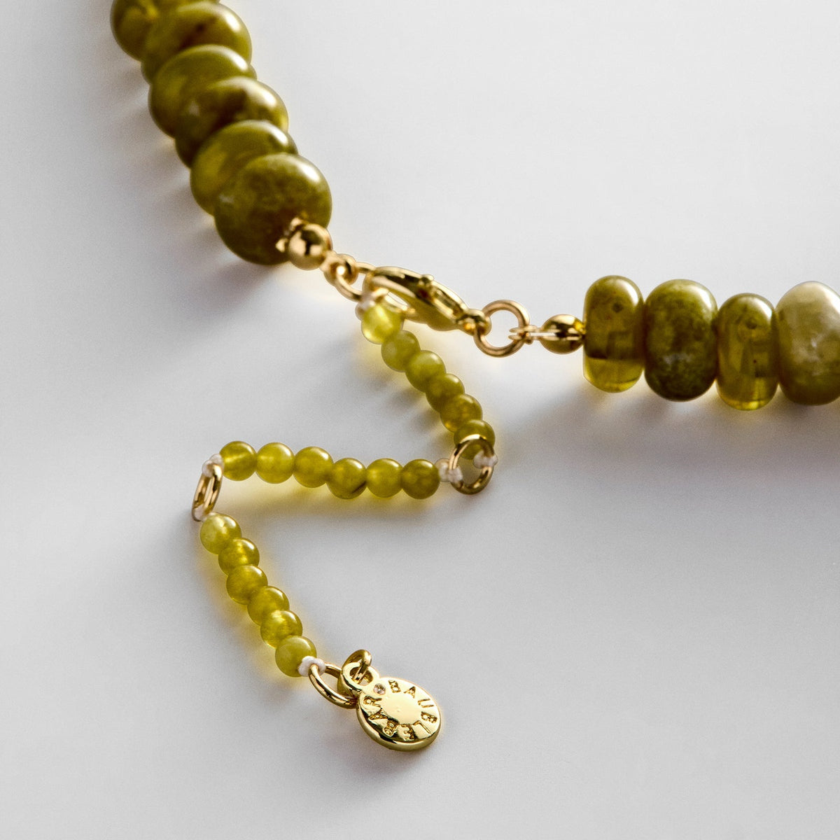 Lavisa - Semi-Precious Beaded Layering Necklace - Side Profile View
