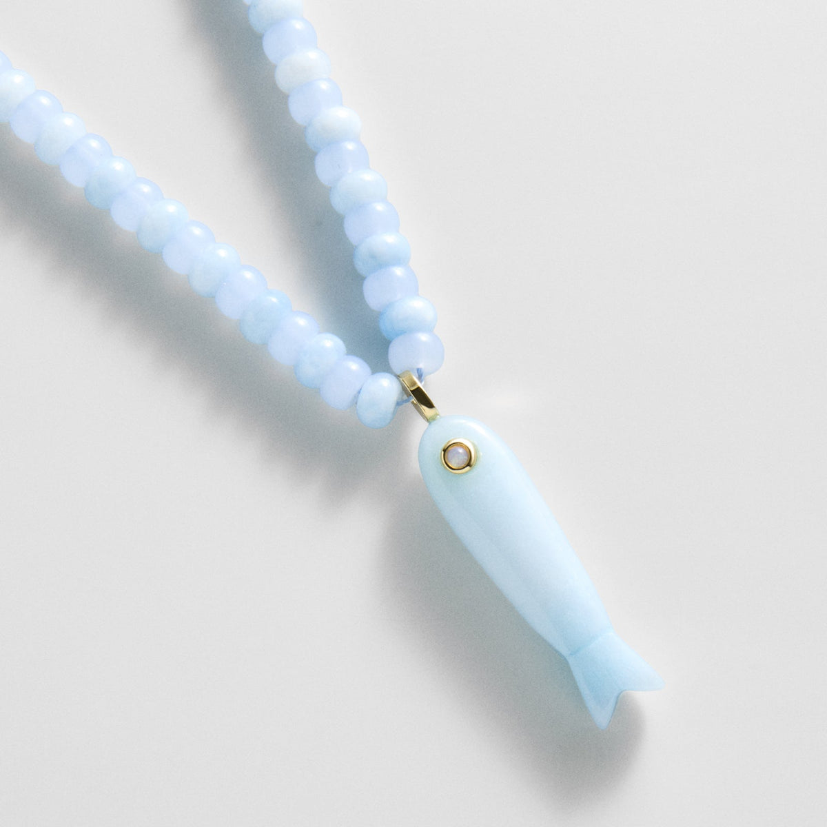 Lavisa - Sun Drift Semi-Precious Pendant Necklace - Clasp & Finish View