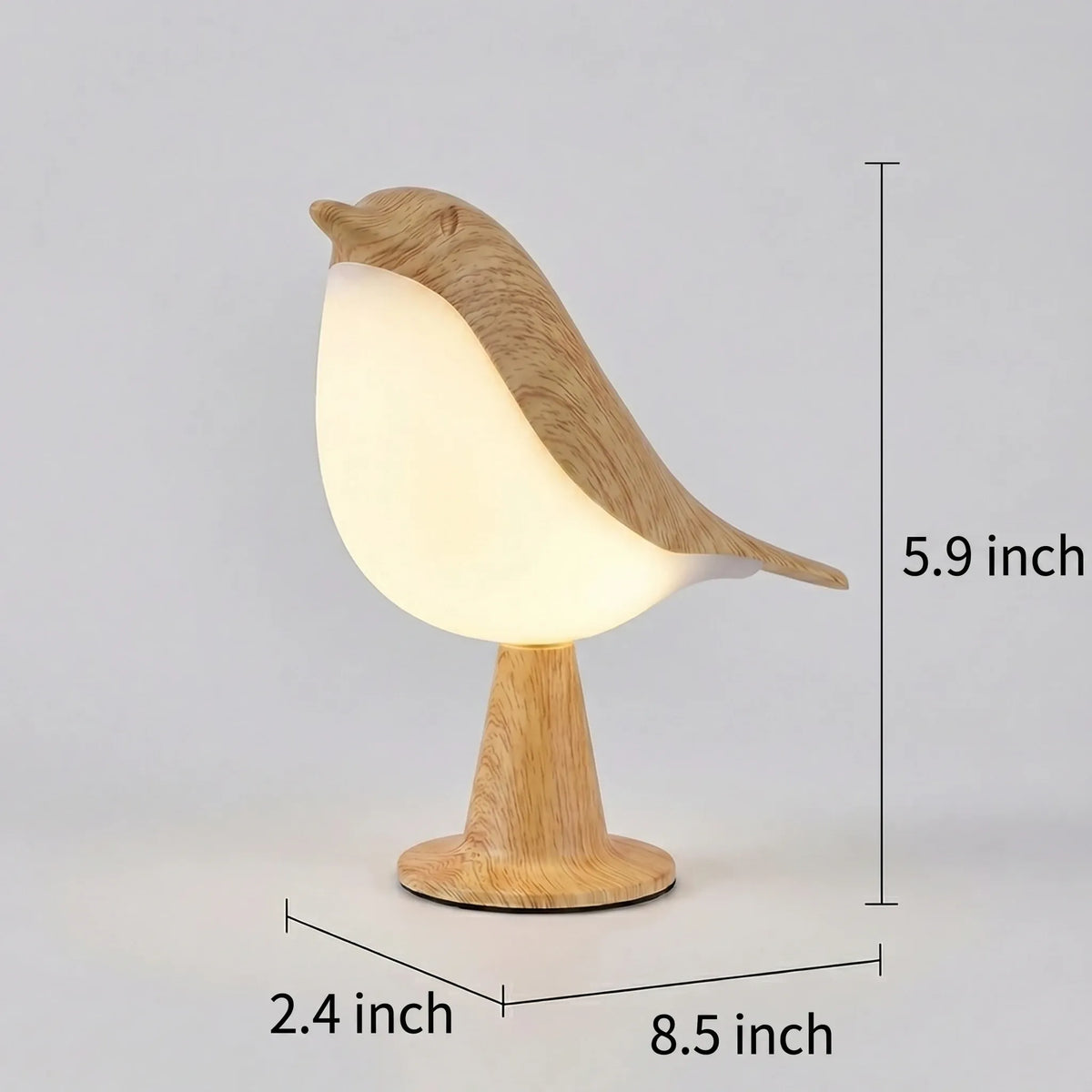 Lavisa - Cordless Rechargeable Bird Touch Table Lamp
