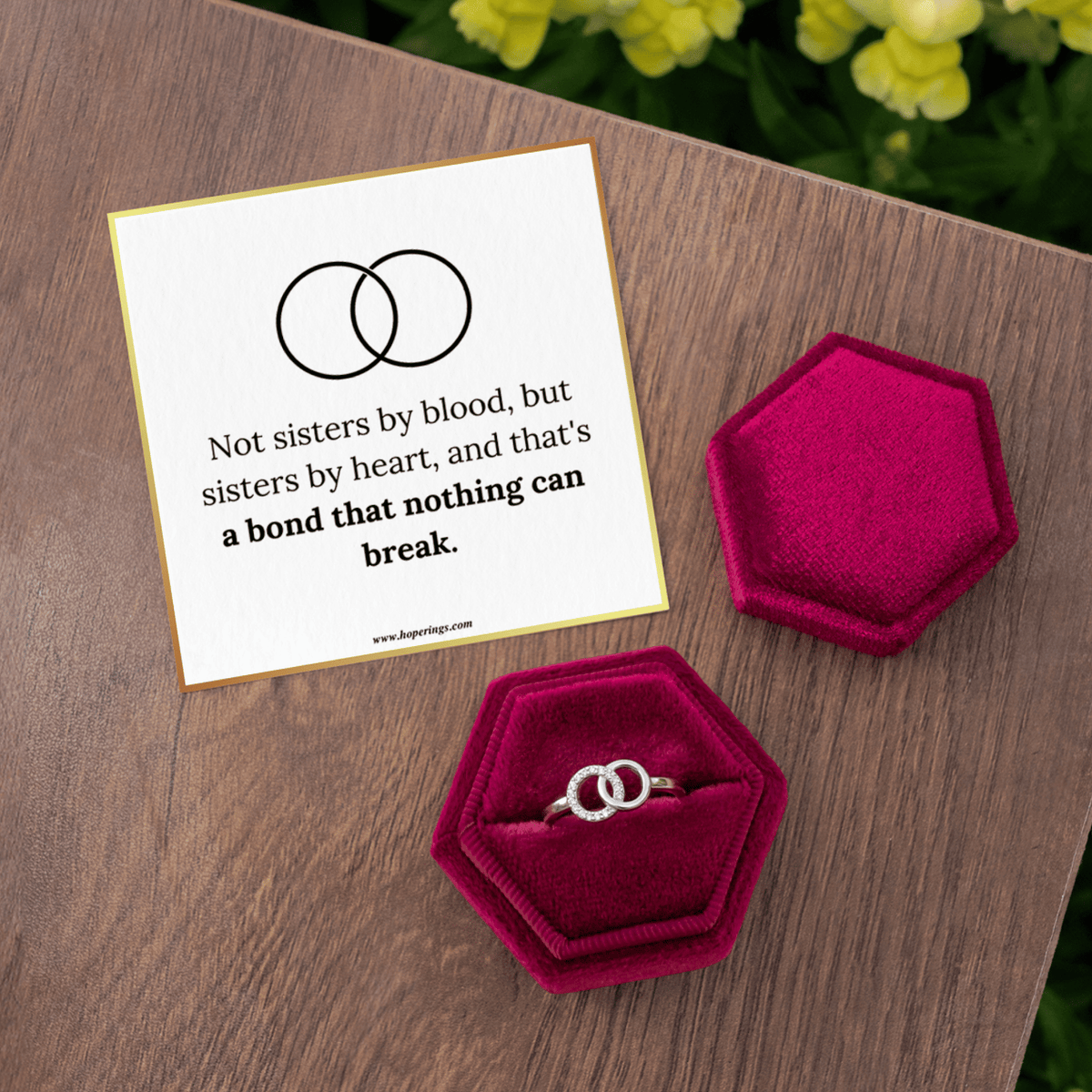 Lavisa - Linked Friends Forever Ring