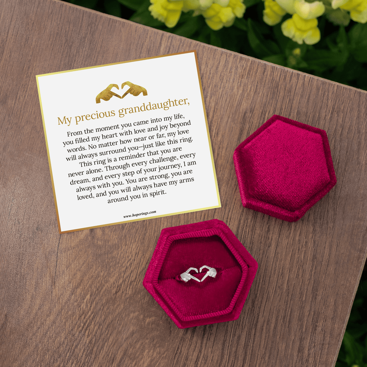 Lavisa - I Love You Granddaughter Ring