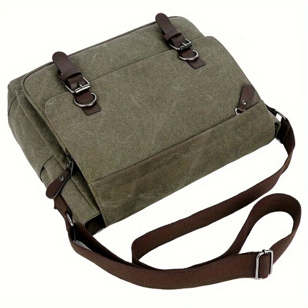 Lavisa - Men's Canvas Satchel Messenger Sling Bag