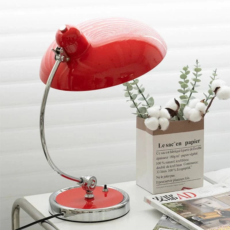 Lavisa adjustable Bauhaus metal desk lamp for home and office workspaces. (View 10)