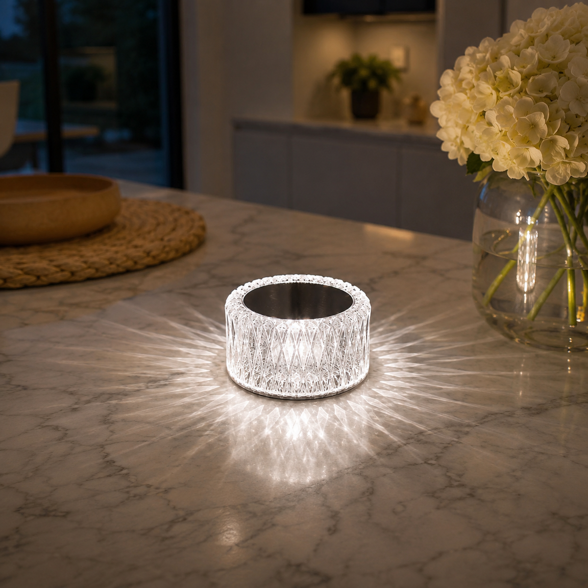 Lavisa - Dazzling Diamond Crystal Touch Table Lamp