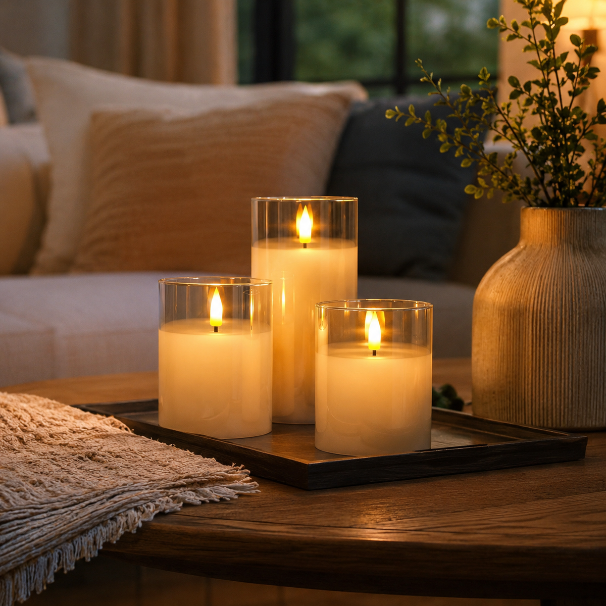 Lavisa - Flameless Candle Set with Remote