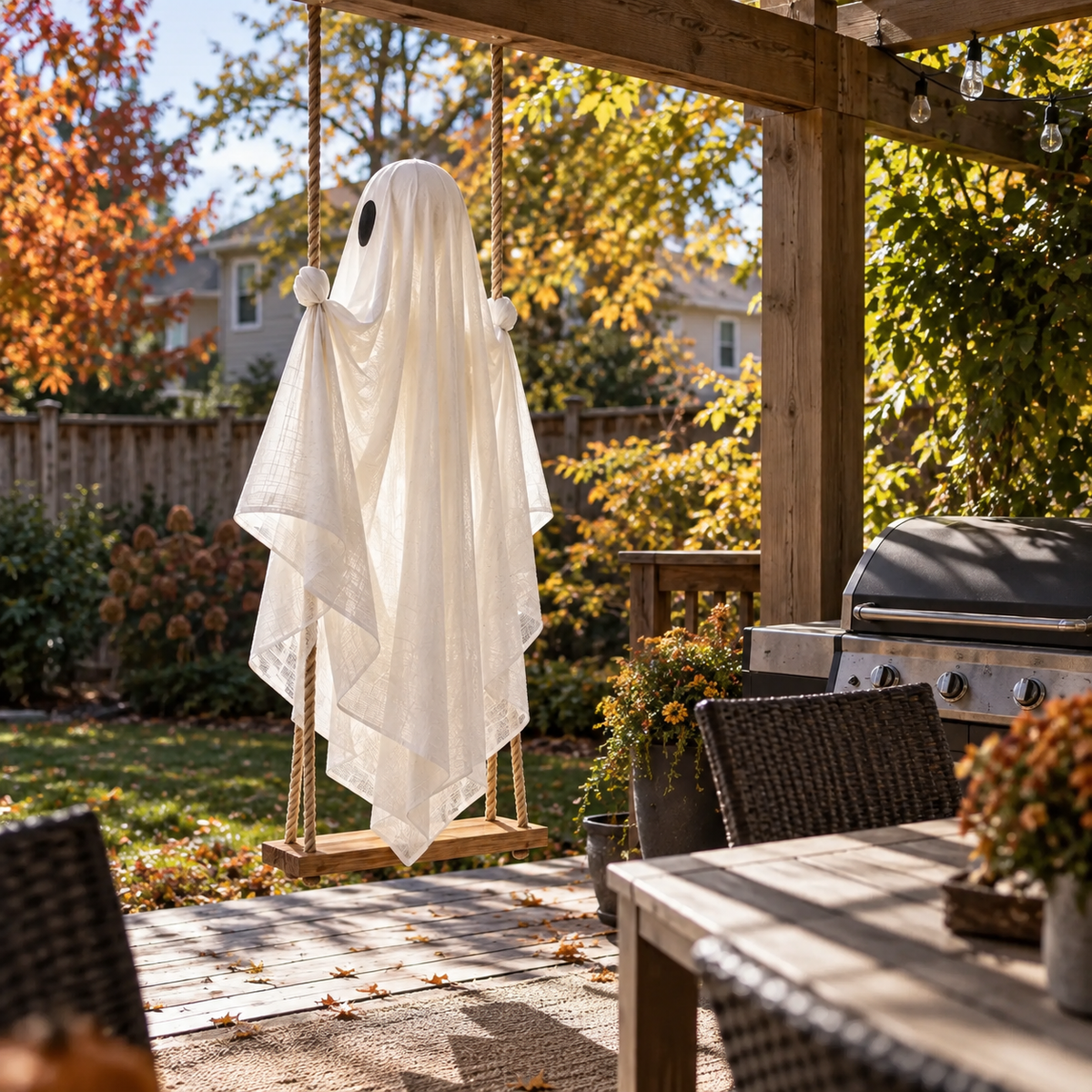 Lavisa - Glowing Porch Ghost Halloween Decoration