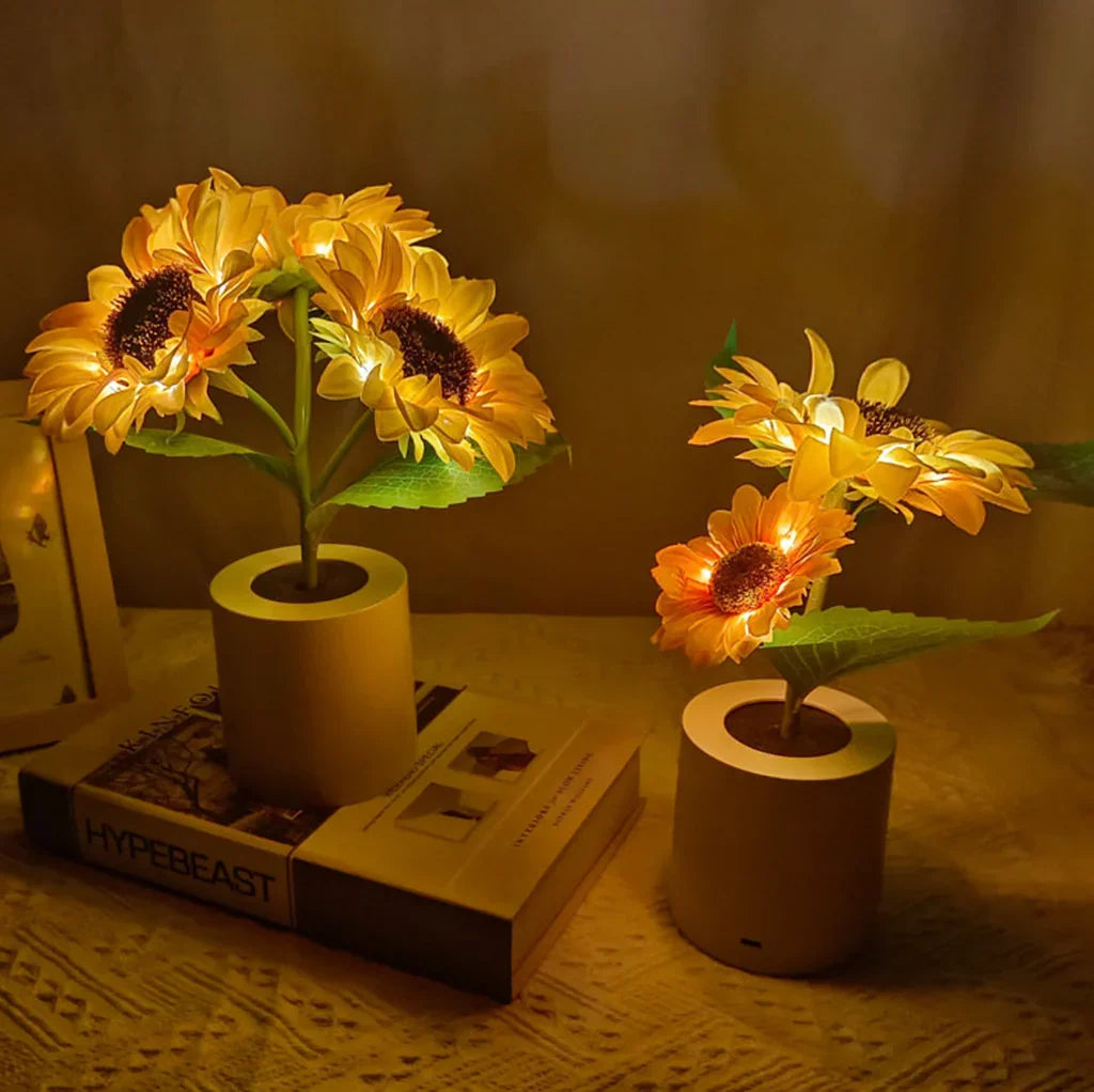 Lavisa - Glowing Sunflower Bouquet Table Lamp