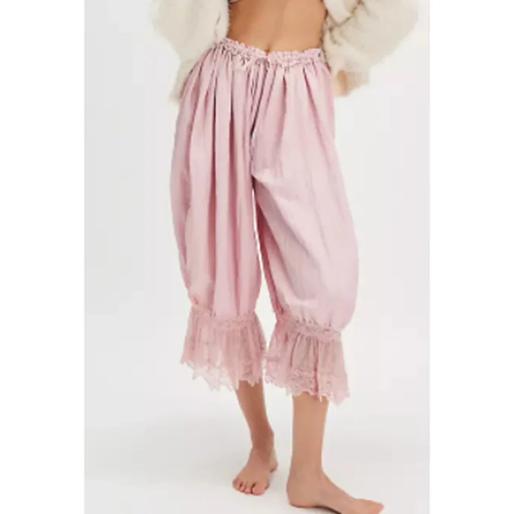 Lavisa - Vintage Lace Cuff Lantern Pants