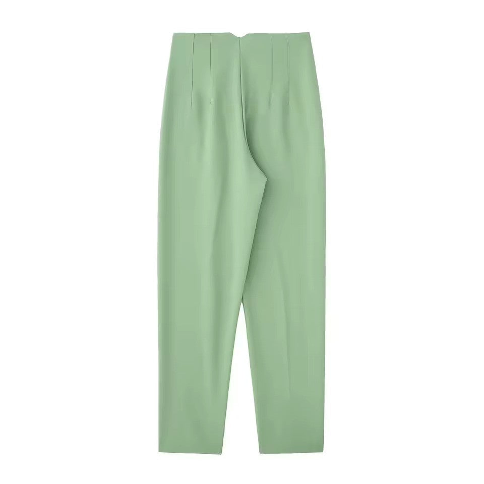 Lavisa - Wrinkle Resistant Straight Leg Trousers