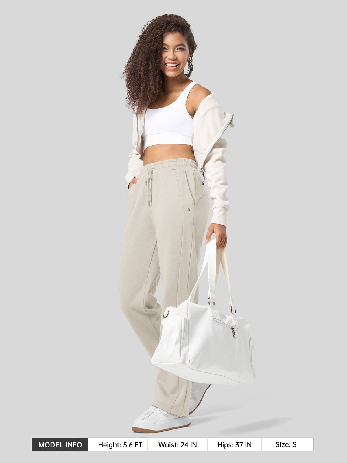 Lavisa - Women's Fleece Straight Leg Sweatpants - Cozy Warmth & Style
