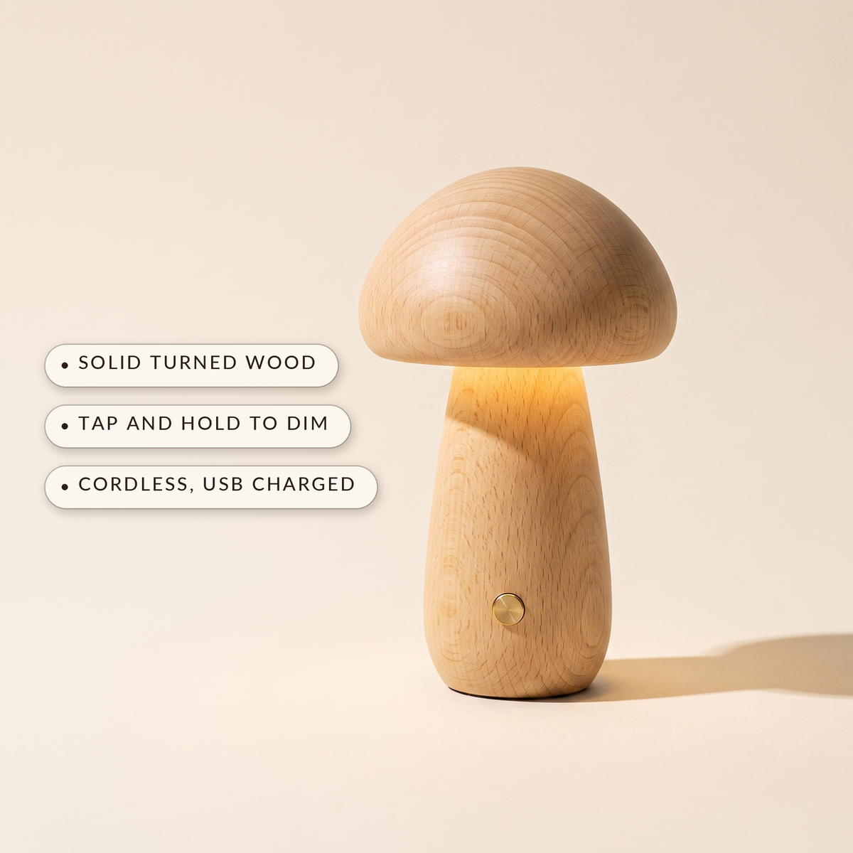 Lavisa - Cordless Mushroom Night Light