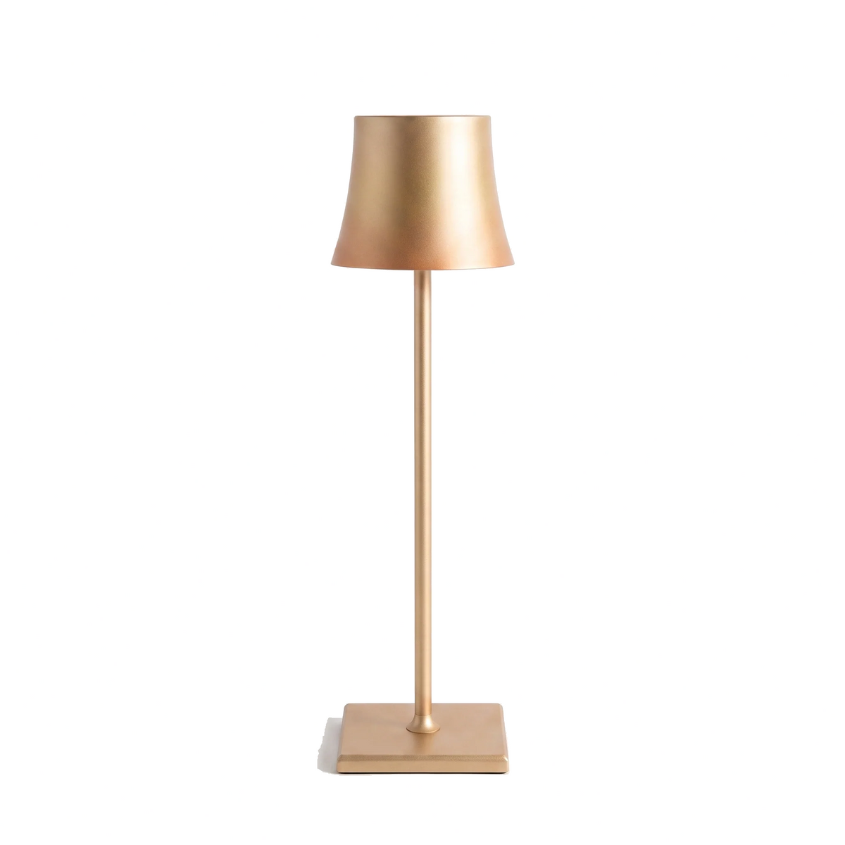 Lavisa - Tall Metal Touch Table Lamp with Rechargeable Battery