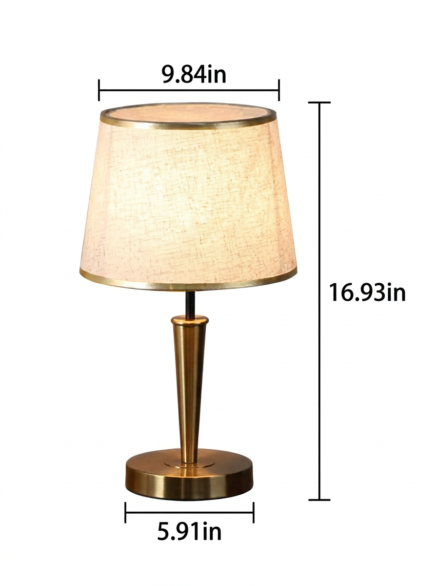 Lavisa - Nordic Brass Table Lamp