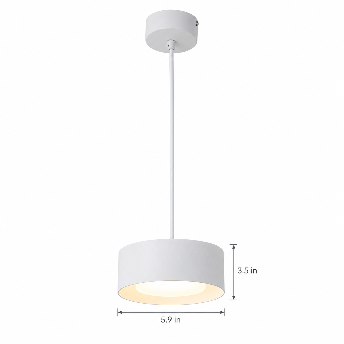 Lavisa - Modern Mini Round Pendant Light for Bedside
