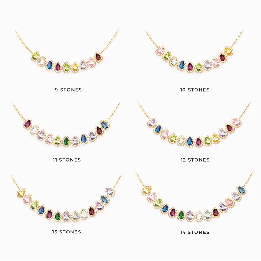 Lavisa - Tears Of Joy Birthstone Necklace