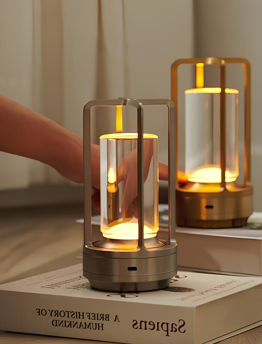 Lavisa modern cordless table lamp with touch control and minimalist design (View 8)