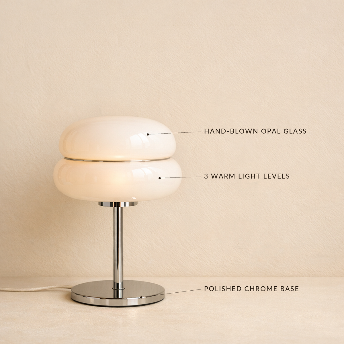 Lavisa - Sable Glass Table Lamp