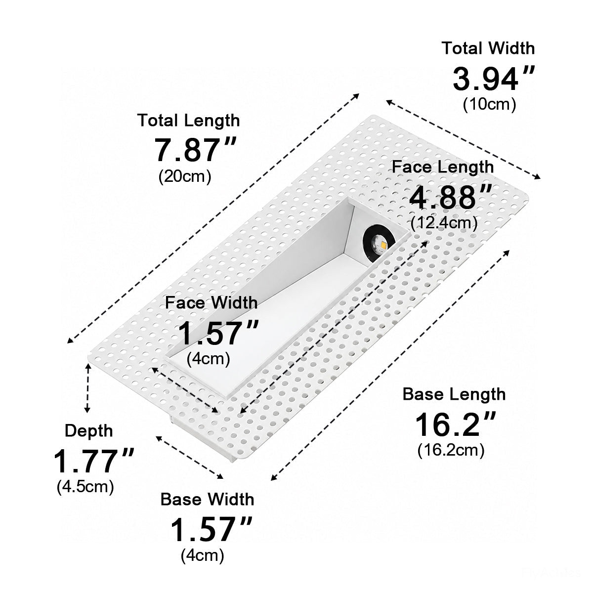 Lavisa - Motion Sensor LED Recessed Stairway Light