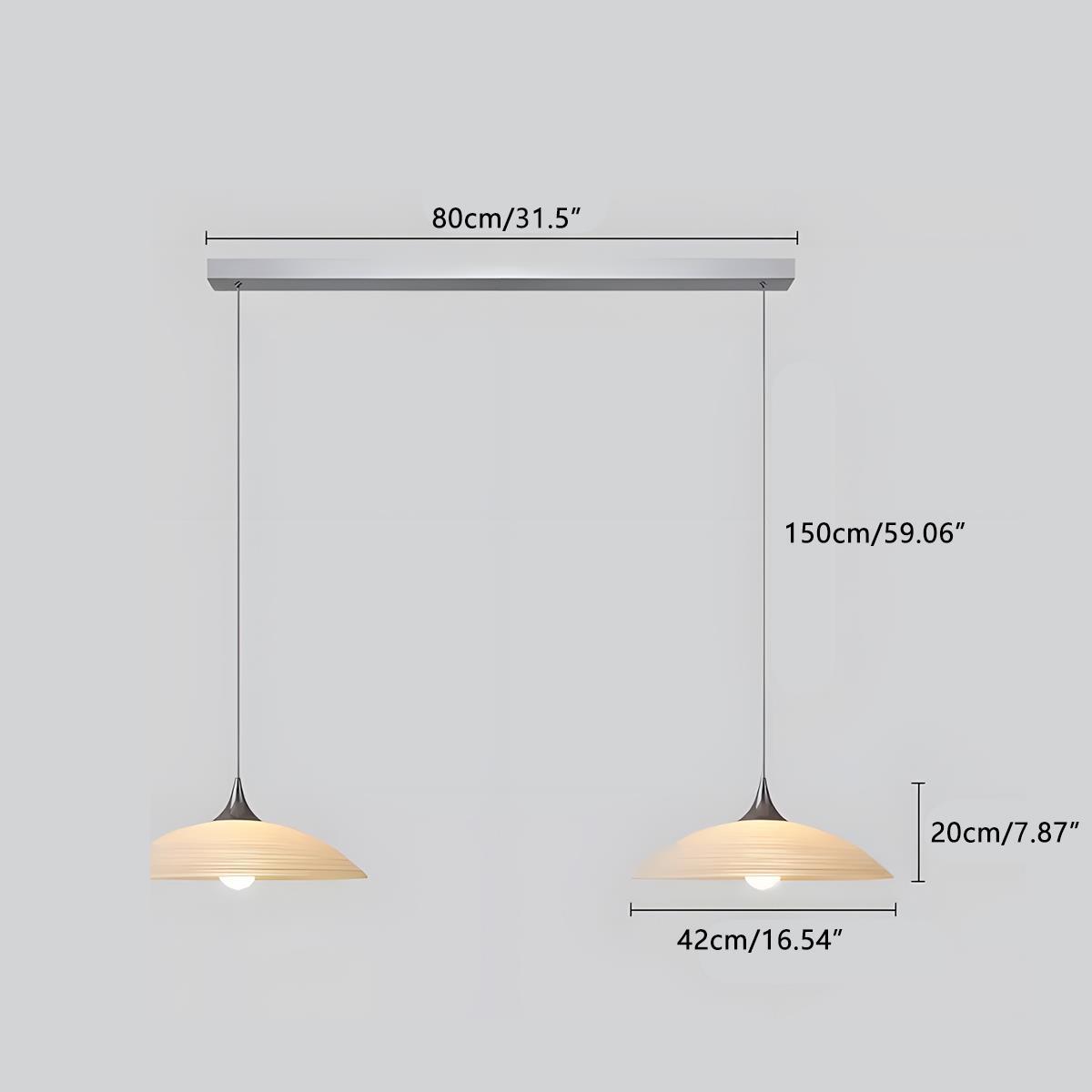 Lavisa - Modern Minimalist Dish Bar LED Pendant Light