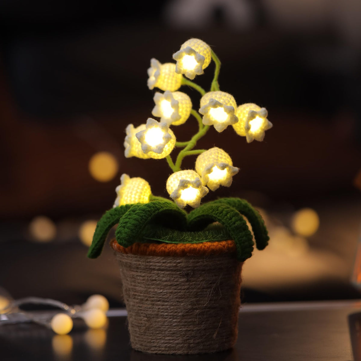 Lavisa - Lily of the Valley Crochet Night Light