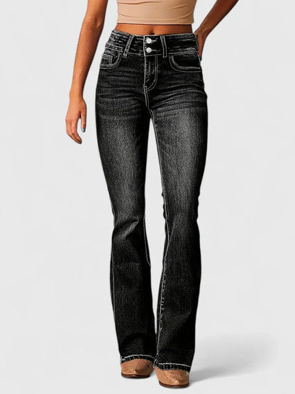 Lavisa - Elegant Slim Fit Stretch Pants