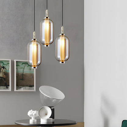 Lavisa - Amber Glass Pendant Light