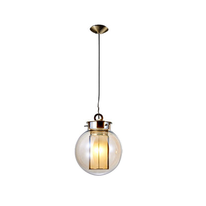 Lavisa - Amber Glass Pendant Light