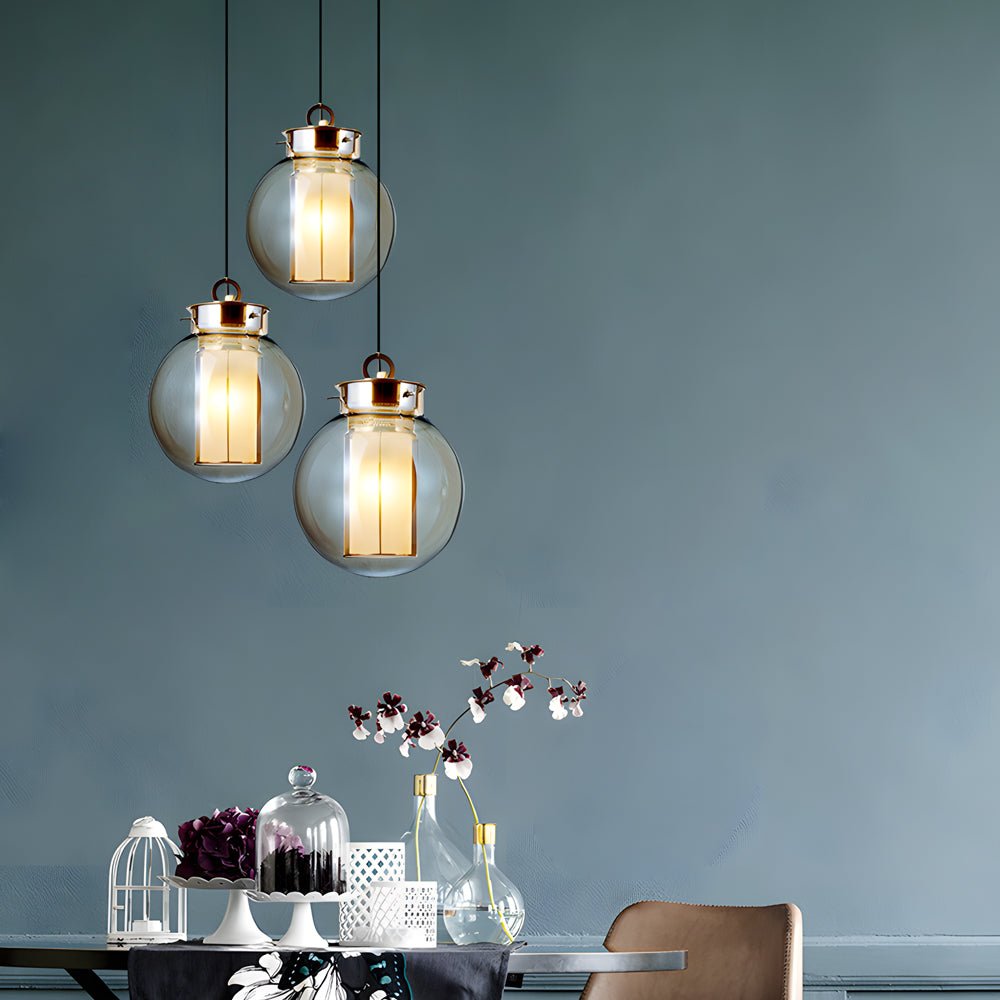 Lavisa - Amber Glass Pendant Light