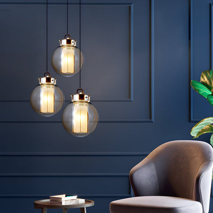 Lavisa - Amber Glass Pendant Light