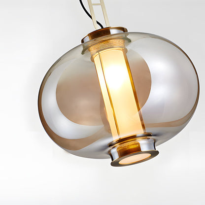 Lavisa - Amber Glass Pendant Light