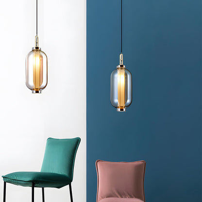 Lavisa - Amber Glass Pendant Light