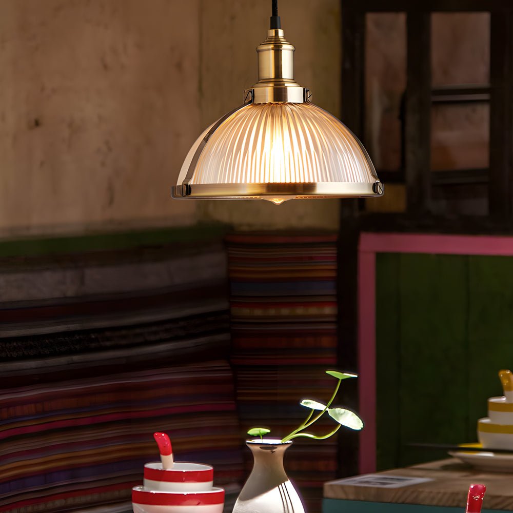 Lavisa - Striped Glass Pendant Light