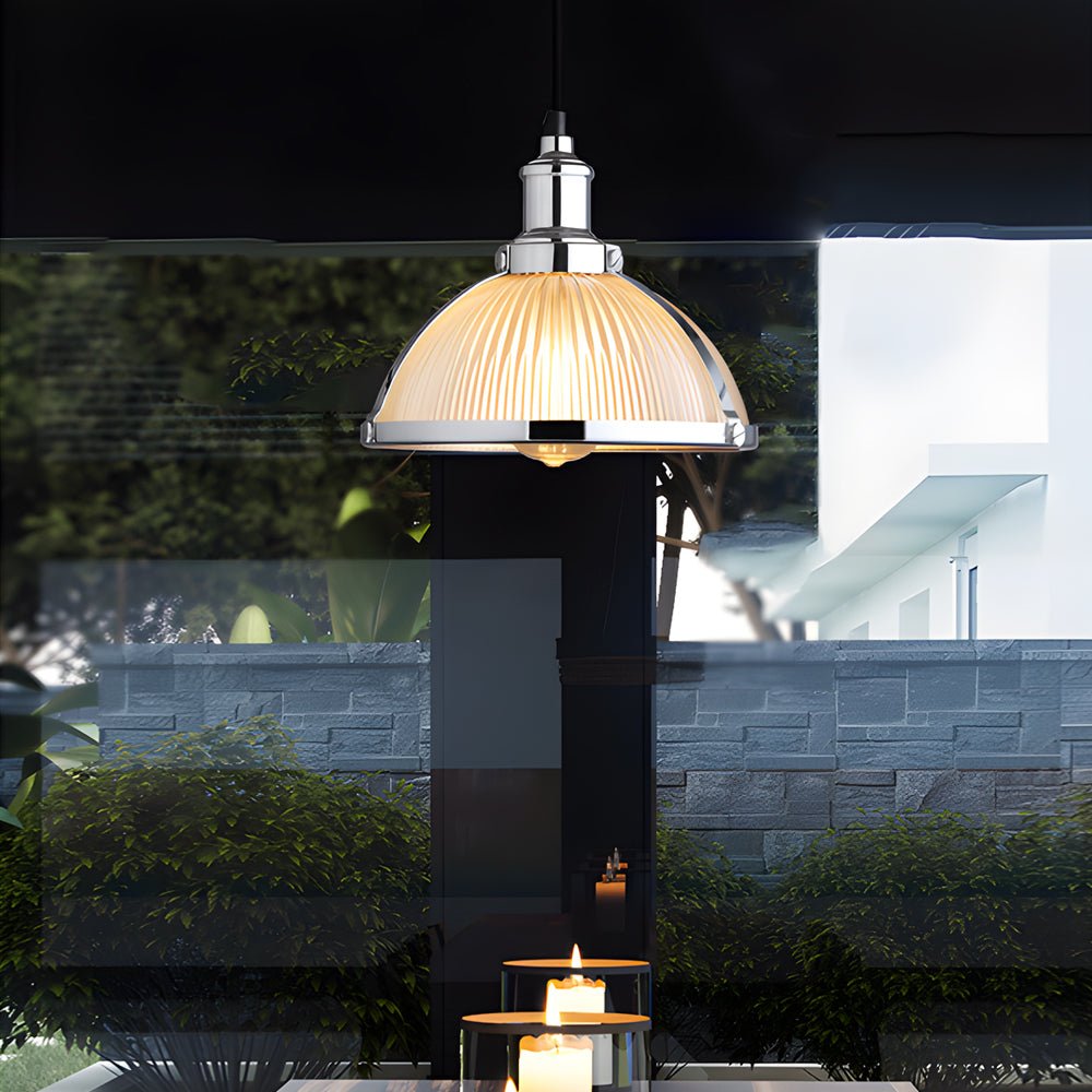 Lavisa - Striped Glass Pendant Light