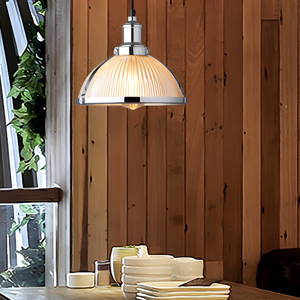 Lavisa - Striped Glass Pendant Light