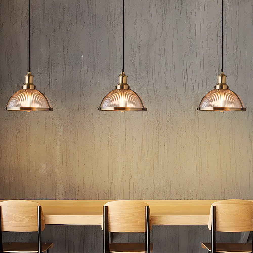 Lavisa - Striped Glass Pendant Light