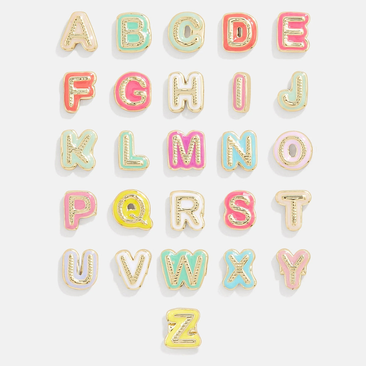 Lavisa - Personalized Enamel Letter Custom Bracelet - Clasp & Finish View