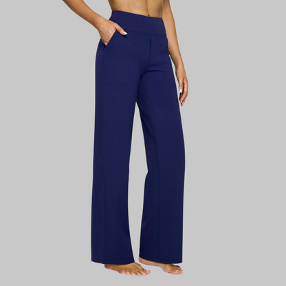 Lavisa - High-Waisted Wide-Leg Pants