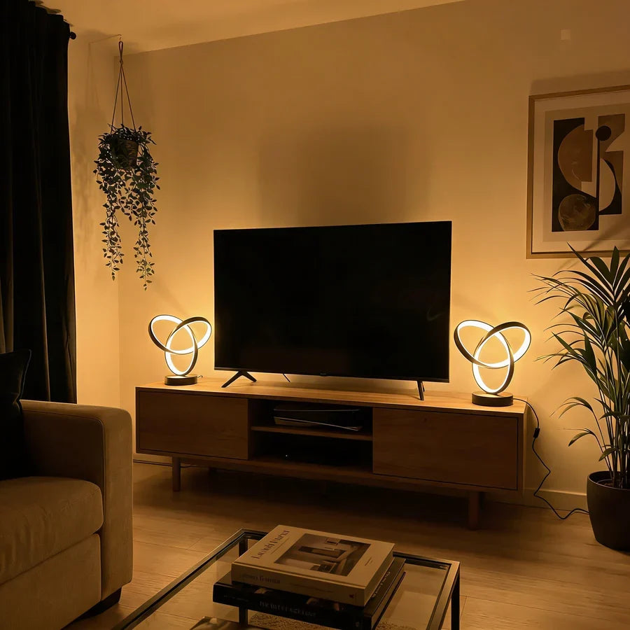Lavisa - Modern Spiral LED Desk Accent Lamp