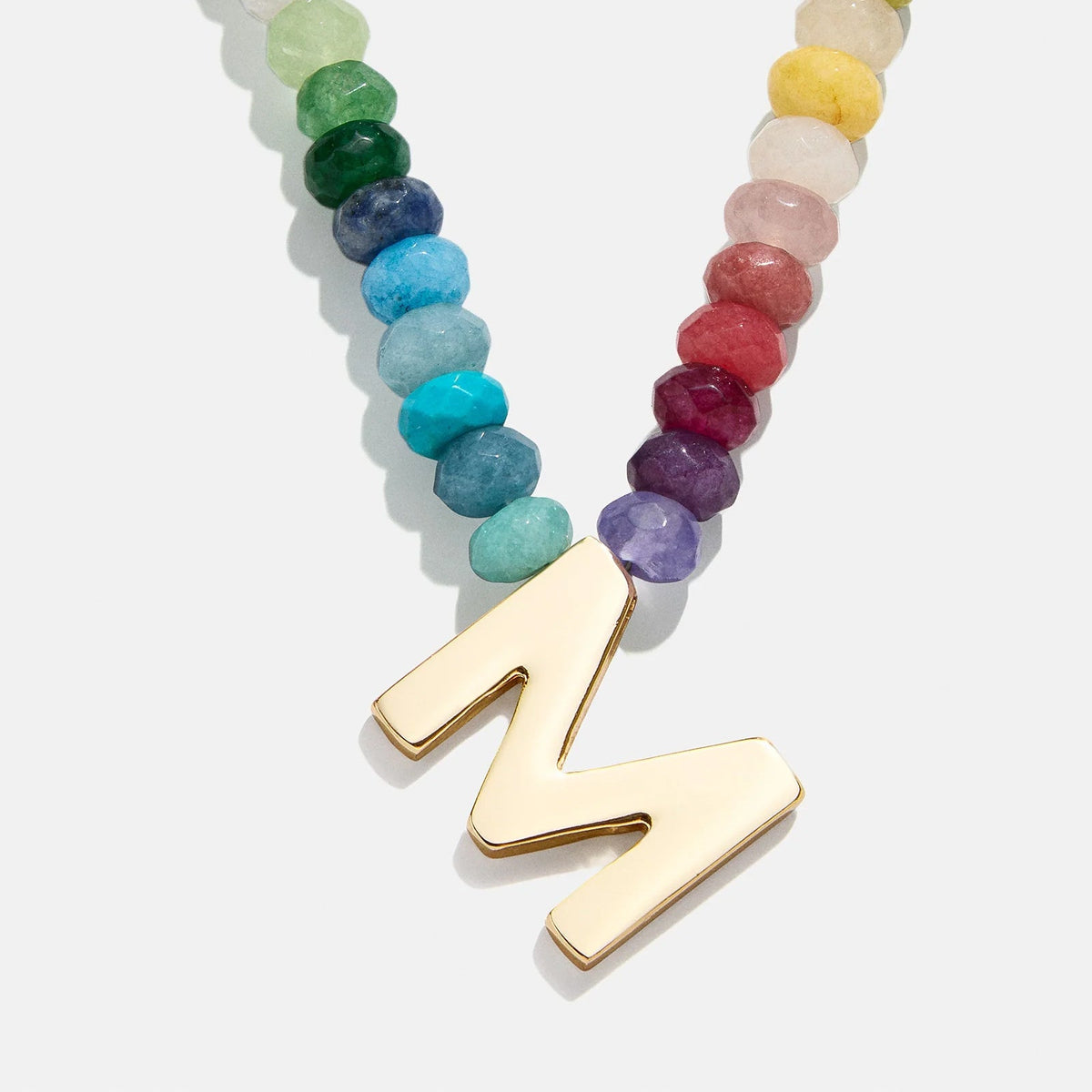 Lavisa - Semi-Precious Block Initial Personalized Necklace - Product Gallery View 13