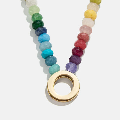 Lavisa - Semi-Precious Block Initial Personalized Necklace - Product Gallery View 15