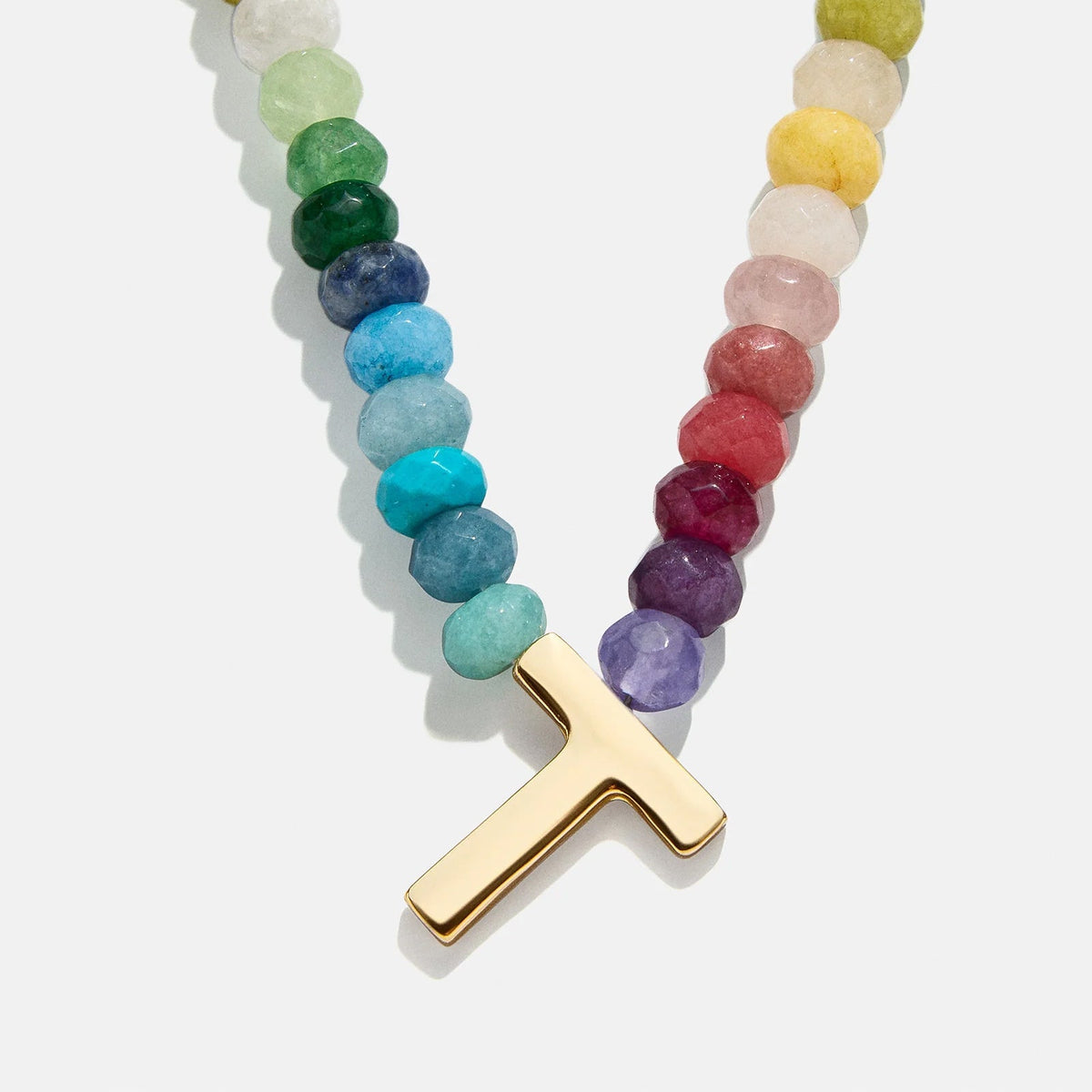 Lavisa - Semi-Precious Block Initial Personalized Necklace - Product Gallery View 19