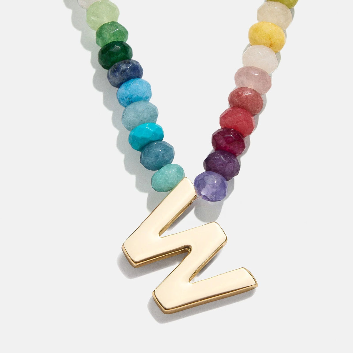 Lavisa - Semi-Precious Block Initial Personalized Necklace - Product Gallery View 21