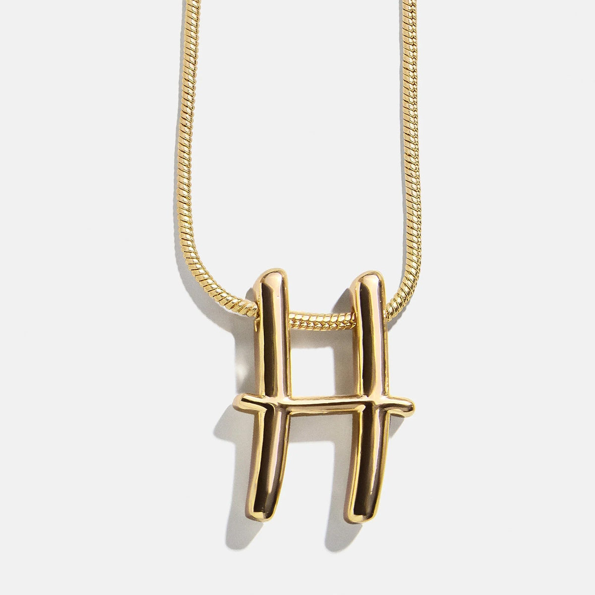Lavisa - Script Initial Necklace In Swirly Font - Product Gallery View 10