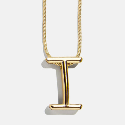 Lavisa - Script Initial Necklace In Swirly Font - Product Gallery View 11