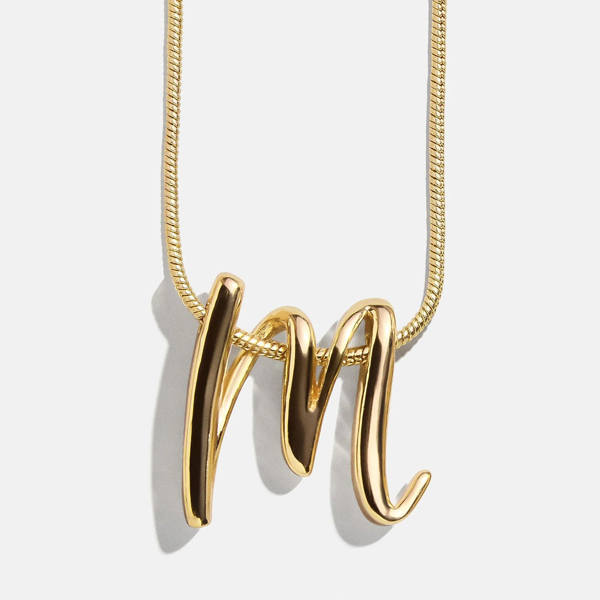 Lavisa - Script Initial Necklace In Swirly Font - Product Gallery View 15