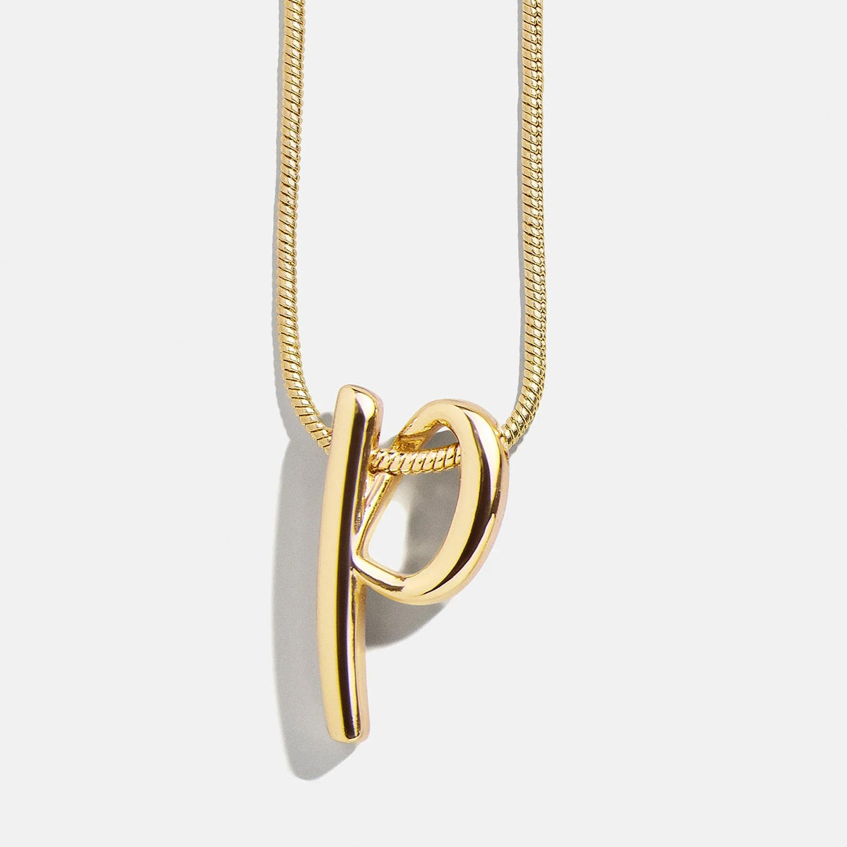 Lavisa - Script Initial Necklace In Swirly Font - Product Gallery View 18