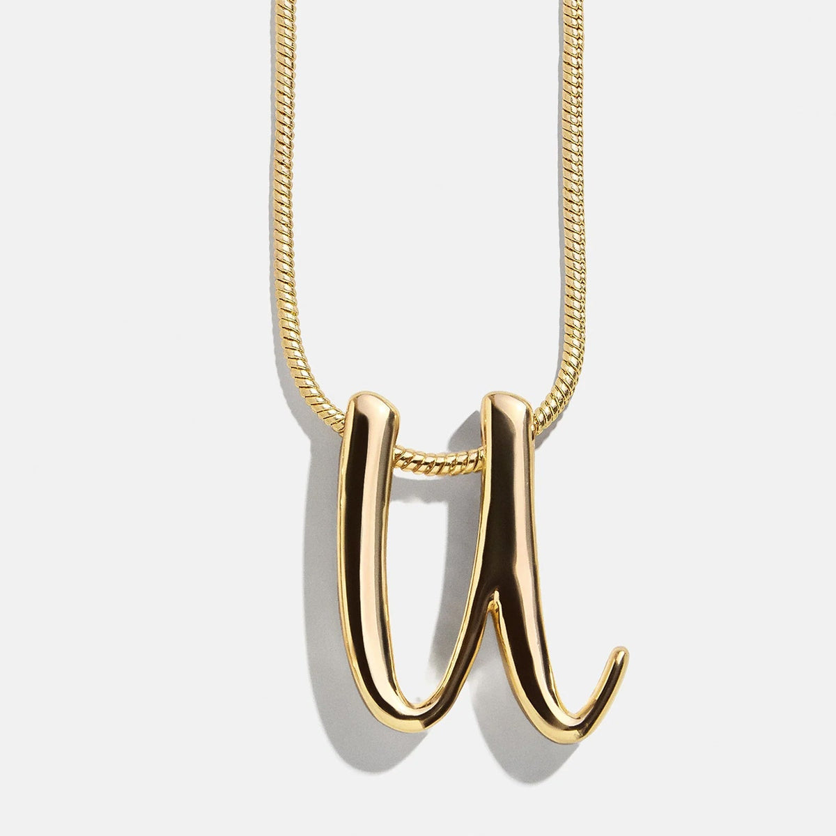 Lavisa - Script Initial Necklace In Swirly Font - Product Gallery View 23