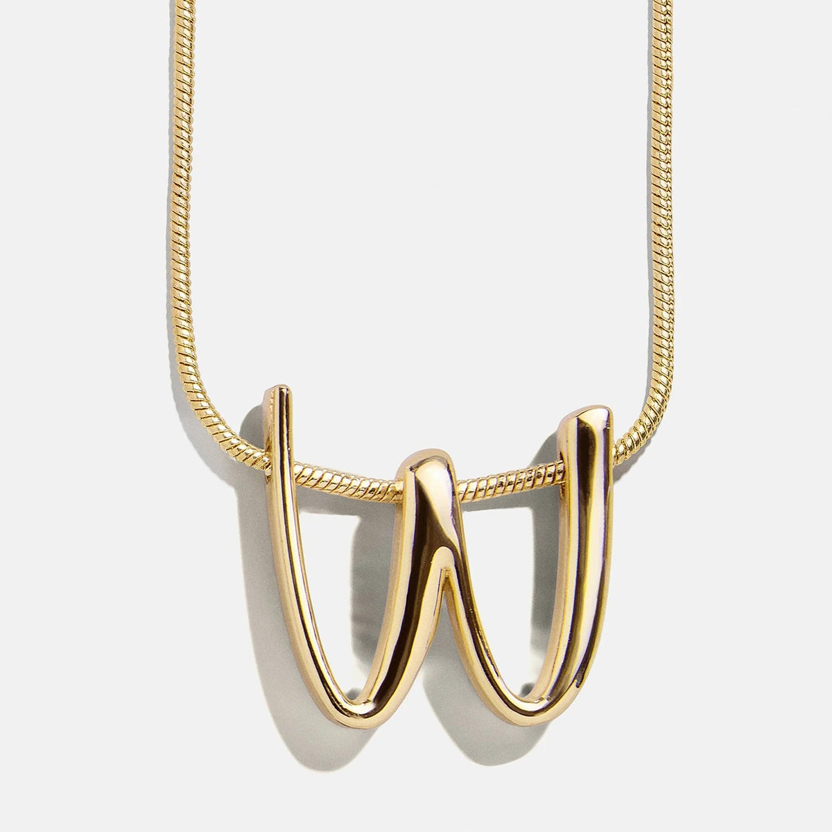 Lavisa - Script Initial Necklace In Swirly Font - Product Gallery View 25