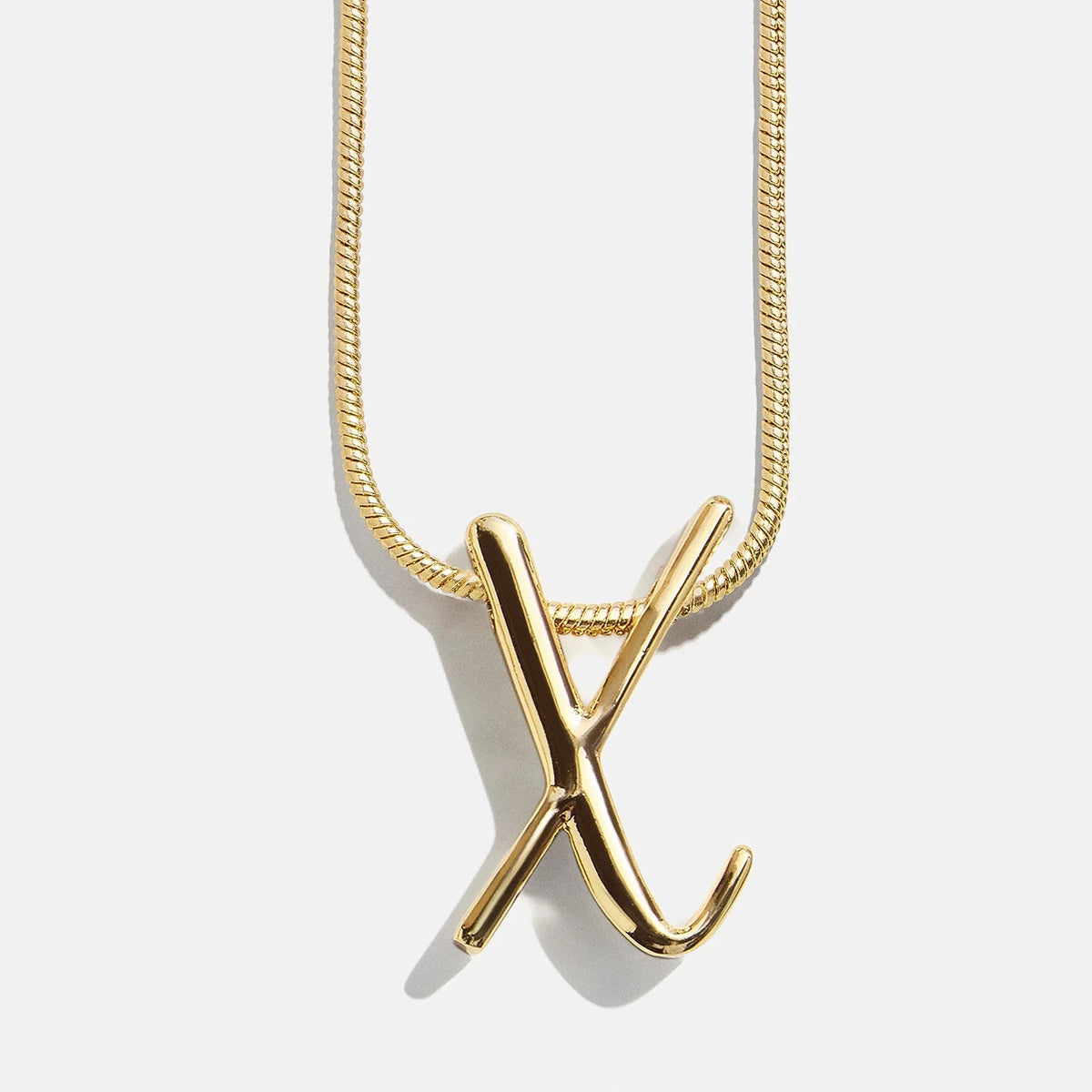 Lavisa - Script Initial Necklace In Swirly Font - Product Gallery View 26