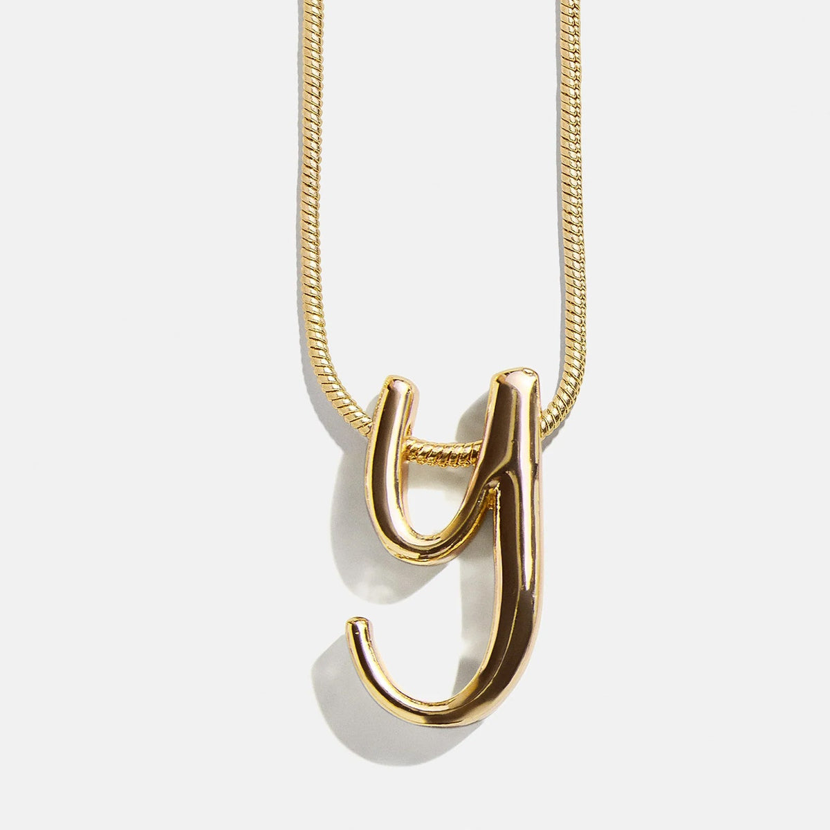 Lavisa - Script Initial Necklace In Swirly Font - Product Gallery View 27